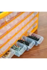 SÜPER BAG Mono Blok Çekmece Seti 60'lı Mega Büyük Boy Hobby Organizer Seti Vida Dübel Kutusu Takı Kutusu 6000