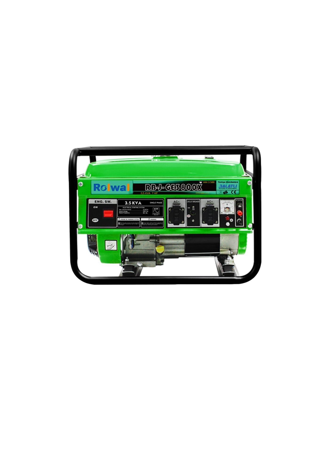 Rolwal 2.5 kW Benzinli Jeneratör - GE3800X