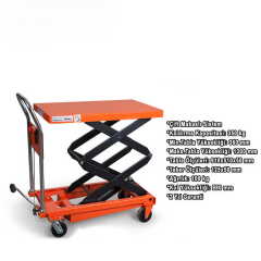 Dlzlift 350 Kg Kapasiteli Çift Makaslı Yük Platformu
